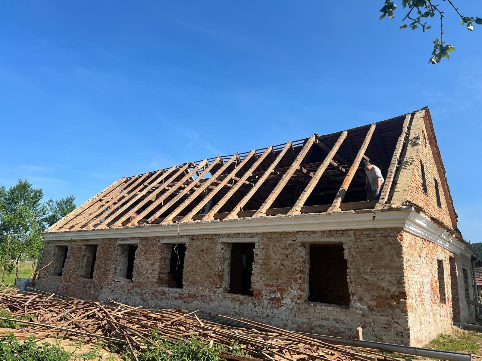 Dachstuhl-Erneuerung